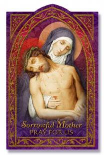 1207 Holy Card: Sorrowful Mother (pack of 25)