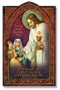 1210 Holy Card: First Communion (pack of 25)