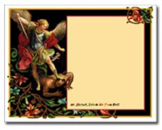 300 Postcard: St. Michael (pack of 25)