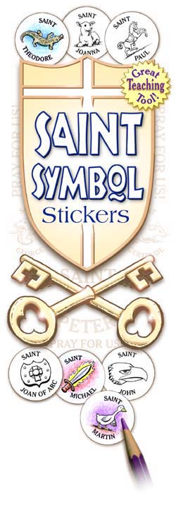 Saint Symbol stickers