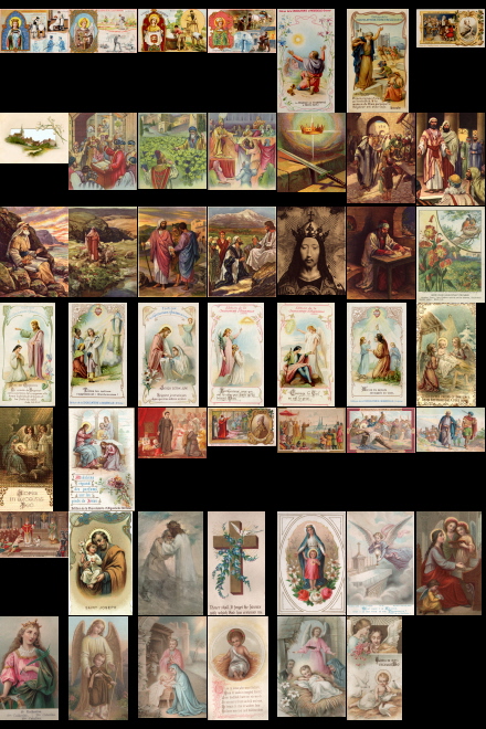 Antique Holy Cards volume 4 images