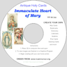 Holy Card CD - Immaculate Heart of Mary images