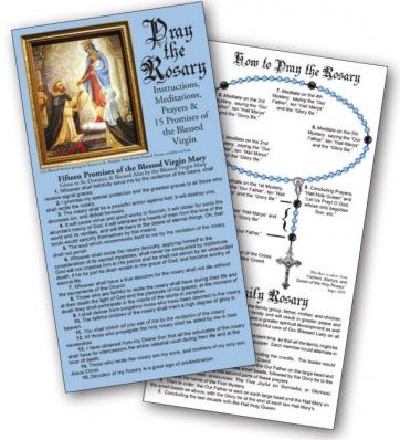 How to Say the Rosary Leaflet