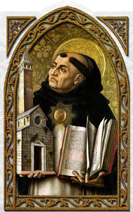 1239 Holy Card: St Thomas Aquinas
